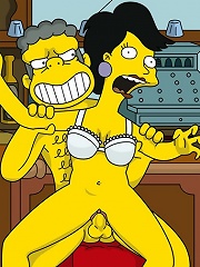 Simpsons Babe Gang Raped Hard In All Holes.
